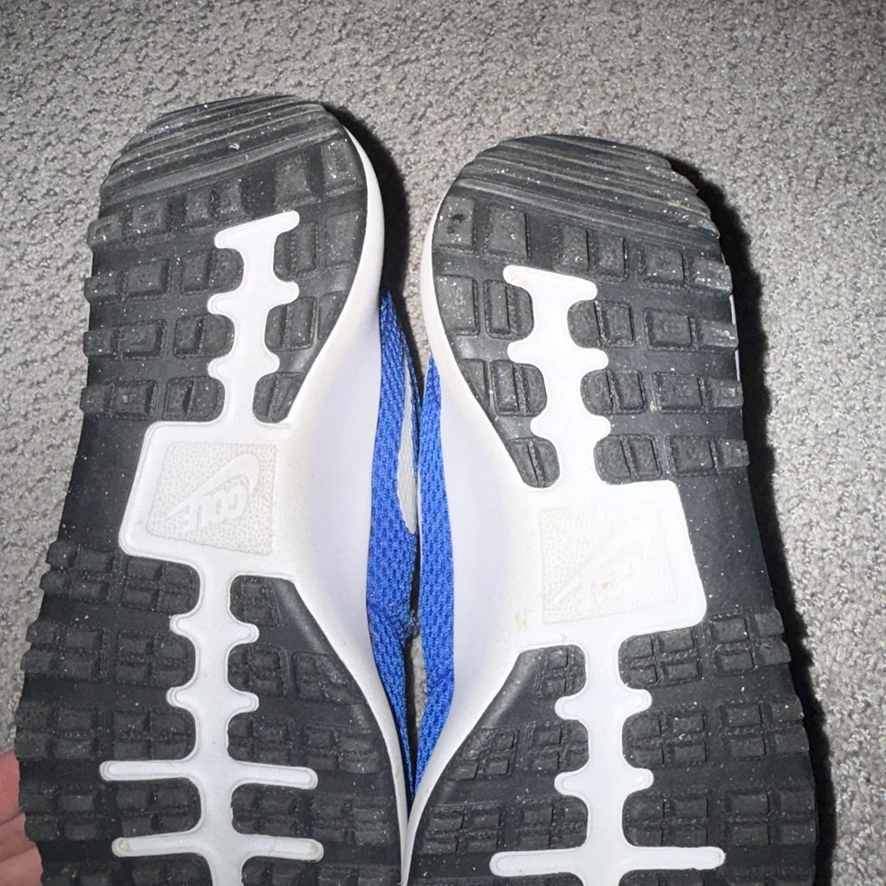 Nike Kids' Blue Mesh Sneaker with White Swoosh